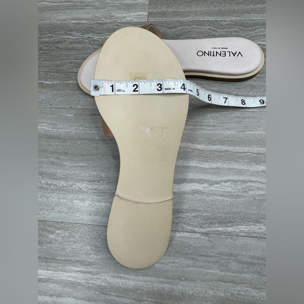 NEW! Valentino by Mario Valentino Bugola Slide Sandal in Copper Womens Size 8 - Picture 8 of 14